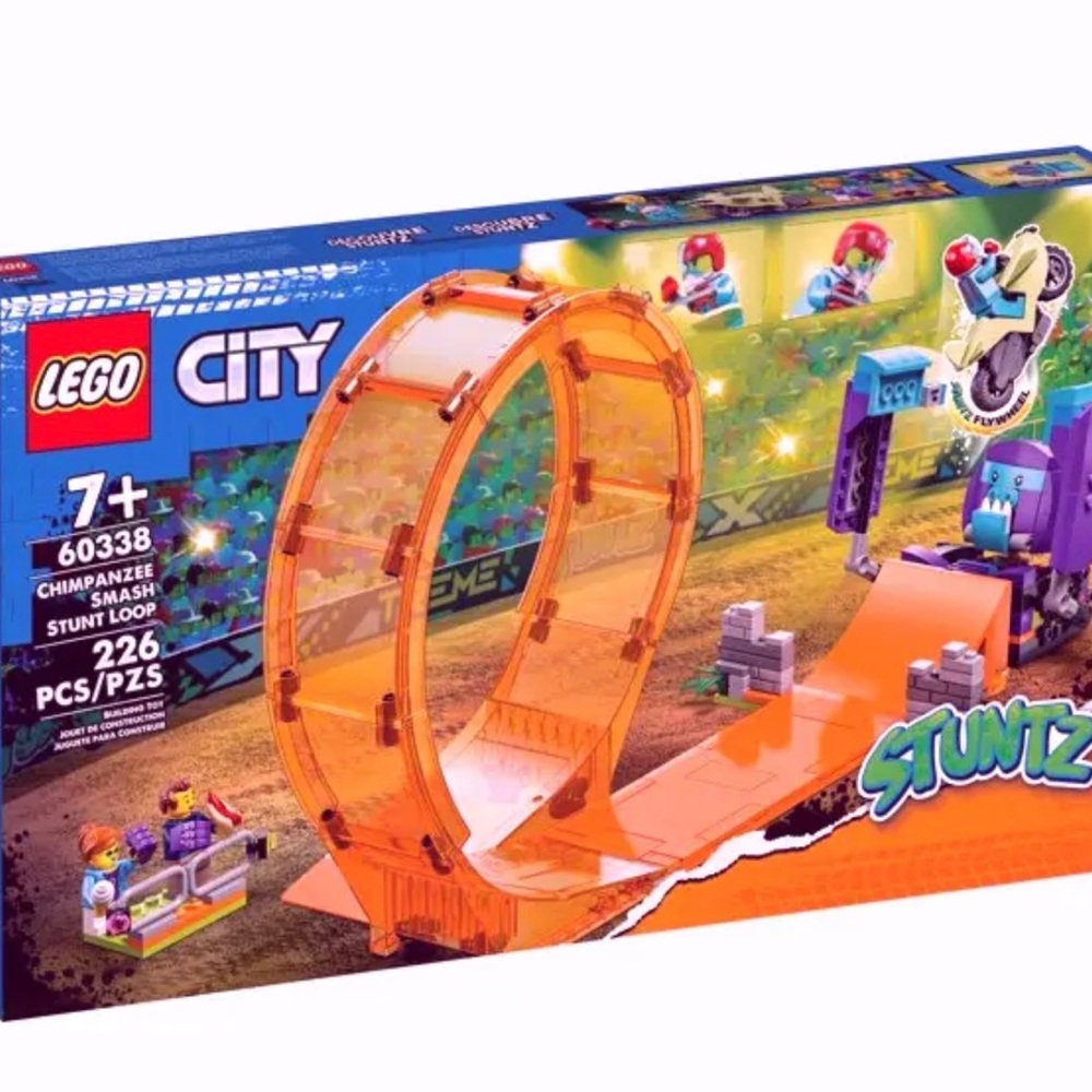 Lego 60338 chimpanzee smash stunt loop NIB sealed